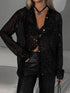'Acacia' Sequin Long Sleeve Shirt - Celes Fashion